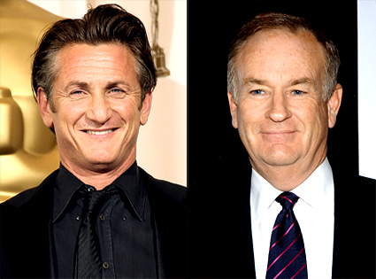 Sean Penn, Bill O'Reilly Sean Penn, Bill O'Reilly